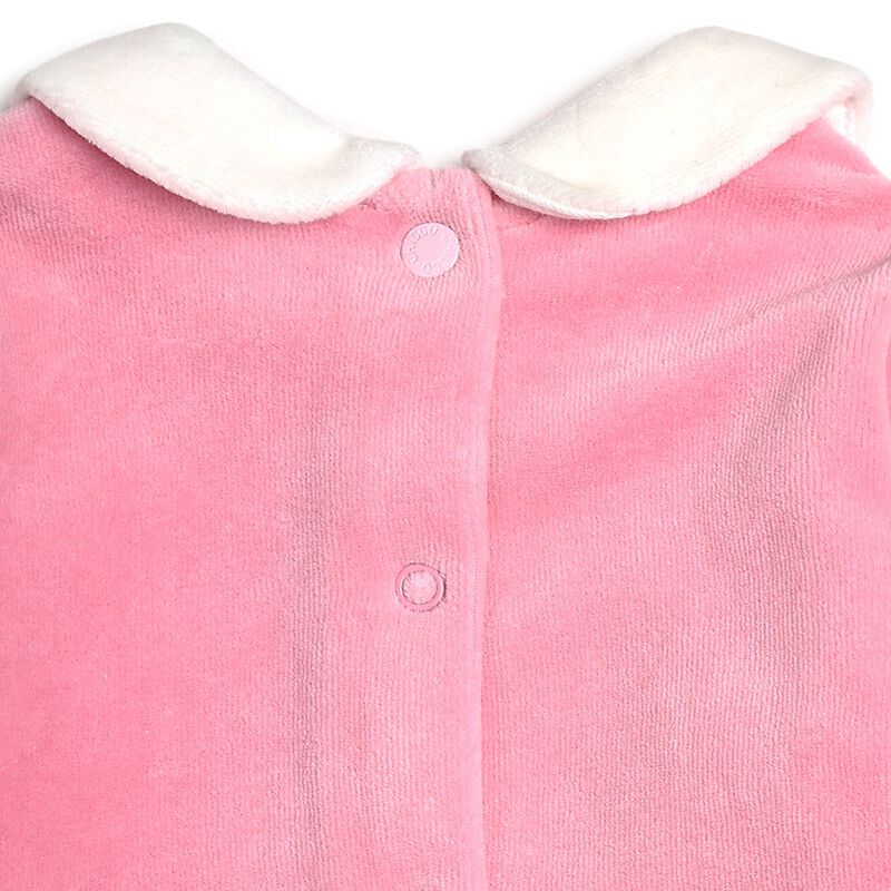 Girls Medium Pink Smock with Legging Set image number null